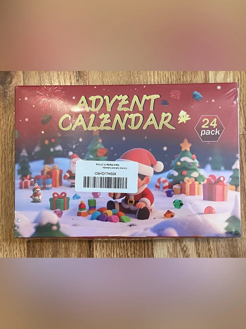 Christmas Crystal Advent Calendar, 24-Day New